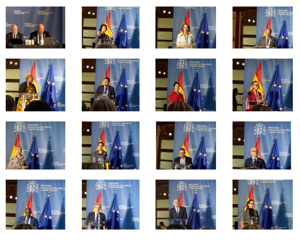 Photo: Several speakers at the Third 4per1000 Initiative Day. December 11th 2019, Madrid, Spain